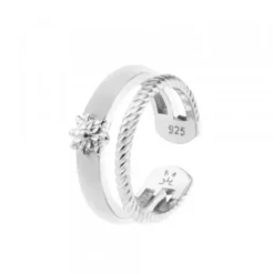 Anillo Biarritz de Plata Eguzkilore