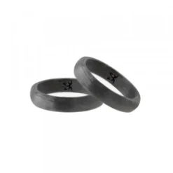 Anillo Carbono Negro Lisa Eguzkilore