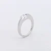Anillo de Plata con Piedra Blanca