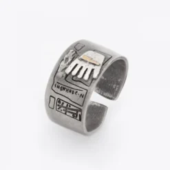 Anillo Irulegi Plata y Lámina de Oro