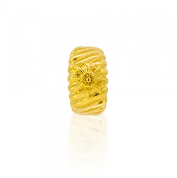 Anillo Mask de Plata Dorada