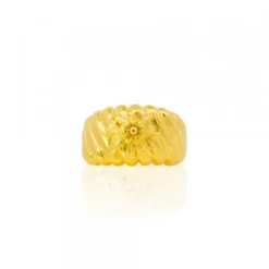 Anillo Mask de Plata Dorada