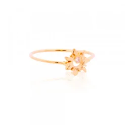 Anillo Mountain de Oro con Brillante
