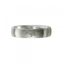 Anillo Titanio con 1 Eguzkilore Personalizable