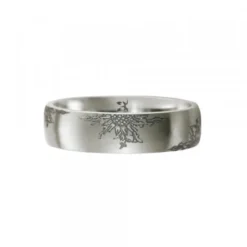 Anillo Titanio con 4 Eguzkilores Personalizable