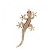 Broche Salamandra Plata Dorada