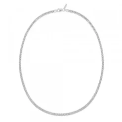 Cadena Cubana de Plata 3mm