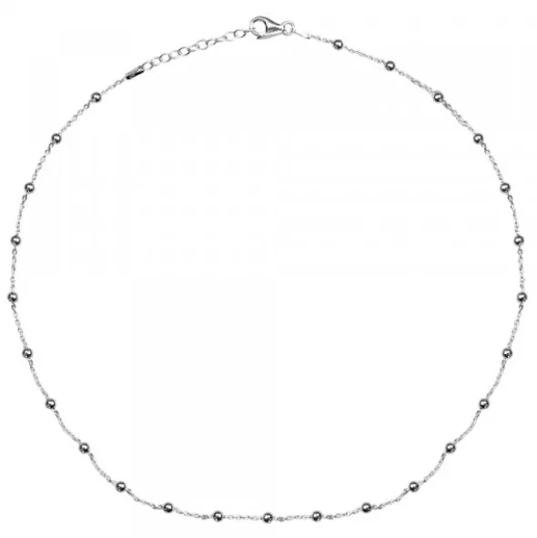 Cadena Forza de Plata 0.40 con Bolitas