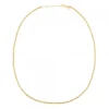 Cadena Margarita de Plata Dorada