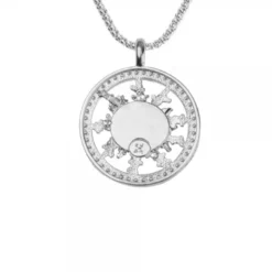 Cerco Eguzkilore Plata y Circonitas Personalizable
