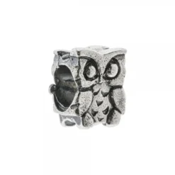 Charm Búho de La Suerte de Plata