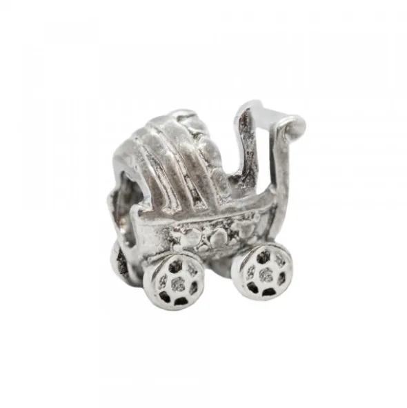 Charm Carrito Bebé de Plata