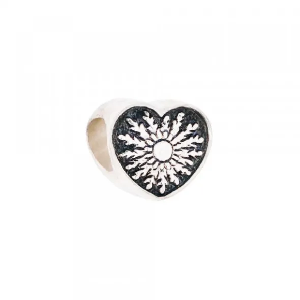Charm Corazón de Eguzkilore de Plata