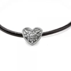Charm Eguzkilore Corazón Plata