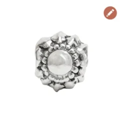 Charm Eguzkilore Redondo Plata