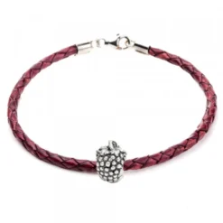 Charm Racimo Uvas de Plata
