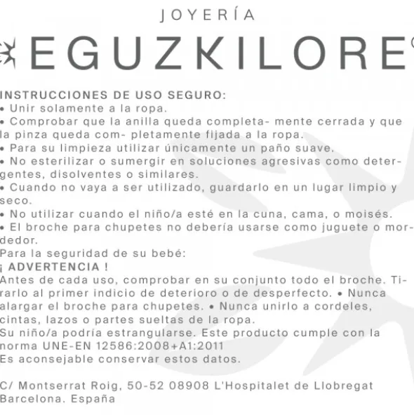 Chupetero Mariposa Plata Personalizable Izadi