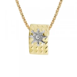Colgante Aiora de Plata Dorada