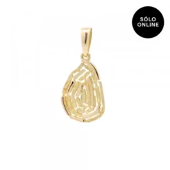 Colgante Almendra Vitoria Oro 18kt.