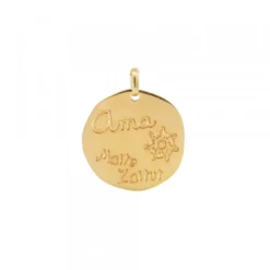 Colgante Ama "Maite Zaitut"Plata Dorada Personalizable