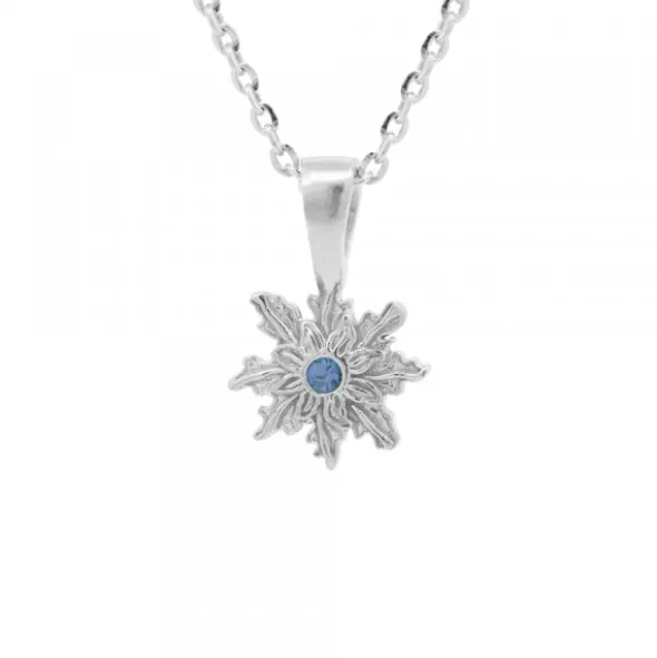 Colgante Basic Colors Plata y Circonita Azul 10mm