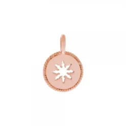 Colgante B2 Plata Rosa