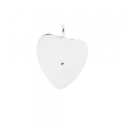 Colgante Corazón de Bilbao de Plata Personalizable
