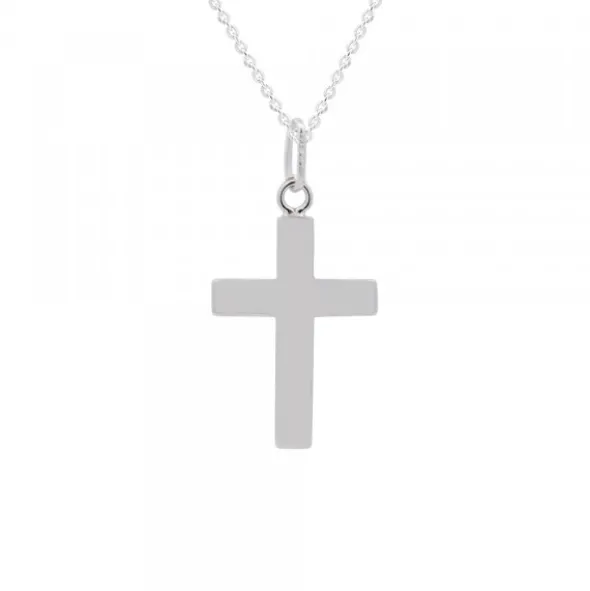 Colgante Cruz Plata 23mm