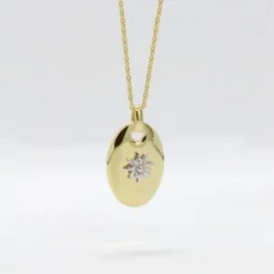 Colgante Donna de Plata Dorada