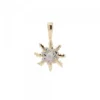 Colgante Eguzkilore Oro Bicolor 11mm