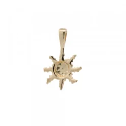 Colgante Eguzkilore Oro Bicolor 11mm
