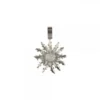 Colgante Eguzkilore Oro Blanco y Brillantes 21mm