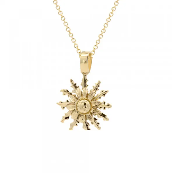 Colgante Eguzkilore Oro 21mm