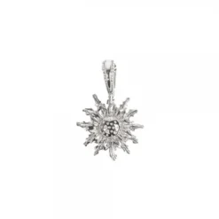 Colgante Eguzkilore Plata 14mm