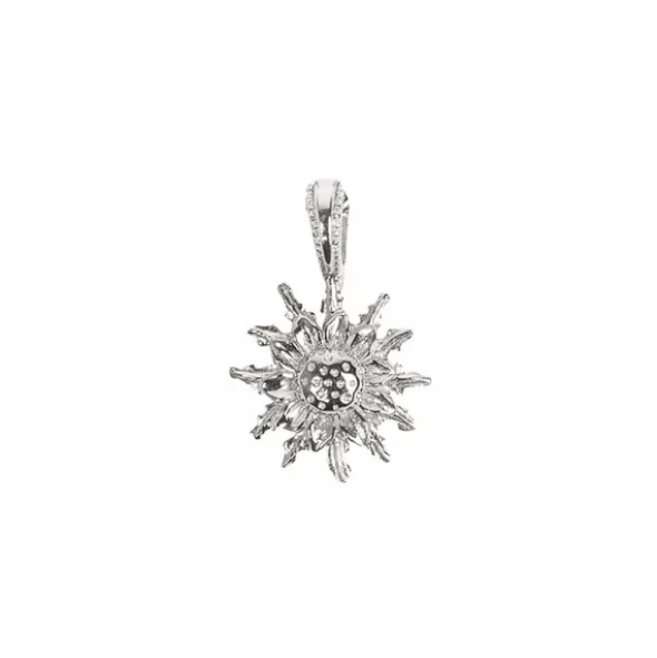 Colgante Eguzkilore Plata 14mm