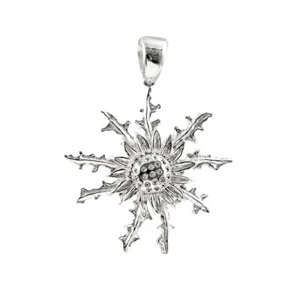 Colgante Eguzkilore Plata 37mm