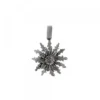 Colgante Eguzkilore Plata Negra 21mm