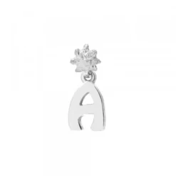 Colgante Inicial Plata 10mm