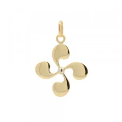 Colgante Lauburu Oro 21mm Personalizable