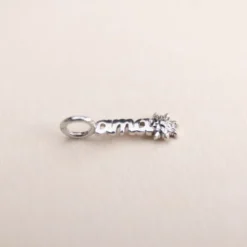 Colgante Letras Ama Plata