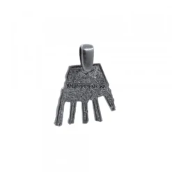 Colgante Mano de Irulegi Rutenio 20mm y Caucho