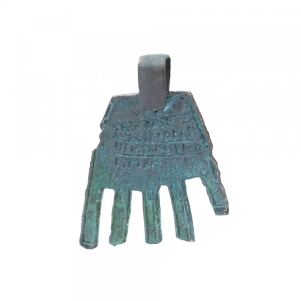 Colgante Mano de Irulegi Verde 30mm