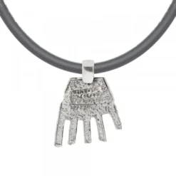Colgante Mano Irulegi Plata 30mm