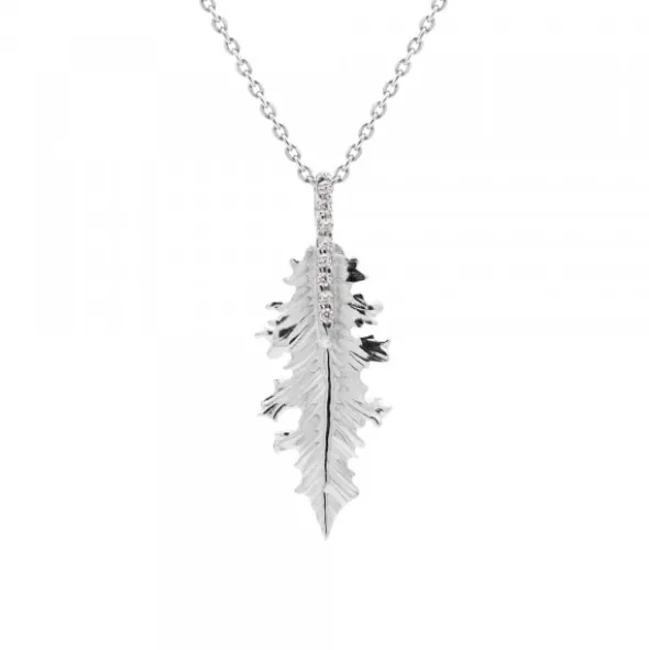 Colgante Mari Mini Plata y Circonitas Blancas