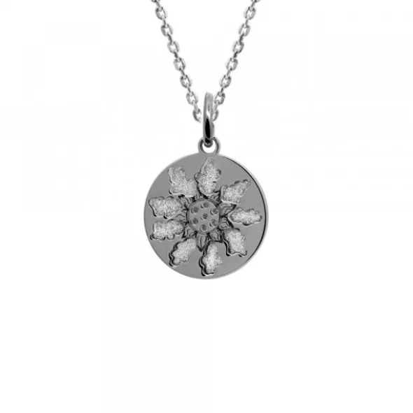Colgante Medalla Eguzkilore Rutenio 13mm