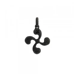 Colgante Mini Lauburu de Plata 17mm