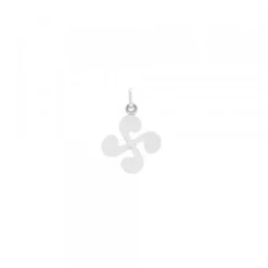 Colgante Mini Lauburu de Plata 17mm