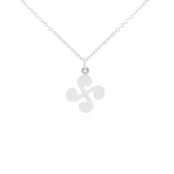 Colgante Mini Lauburu de Plata 17mm