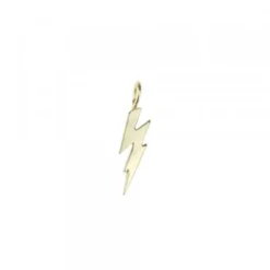 Colgante Rayo de Plata Dorada