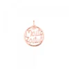 Colgante redondo Maite Zaitut de Plata Rosa